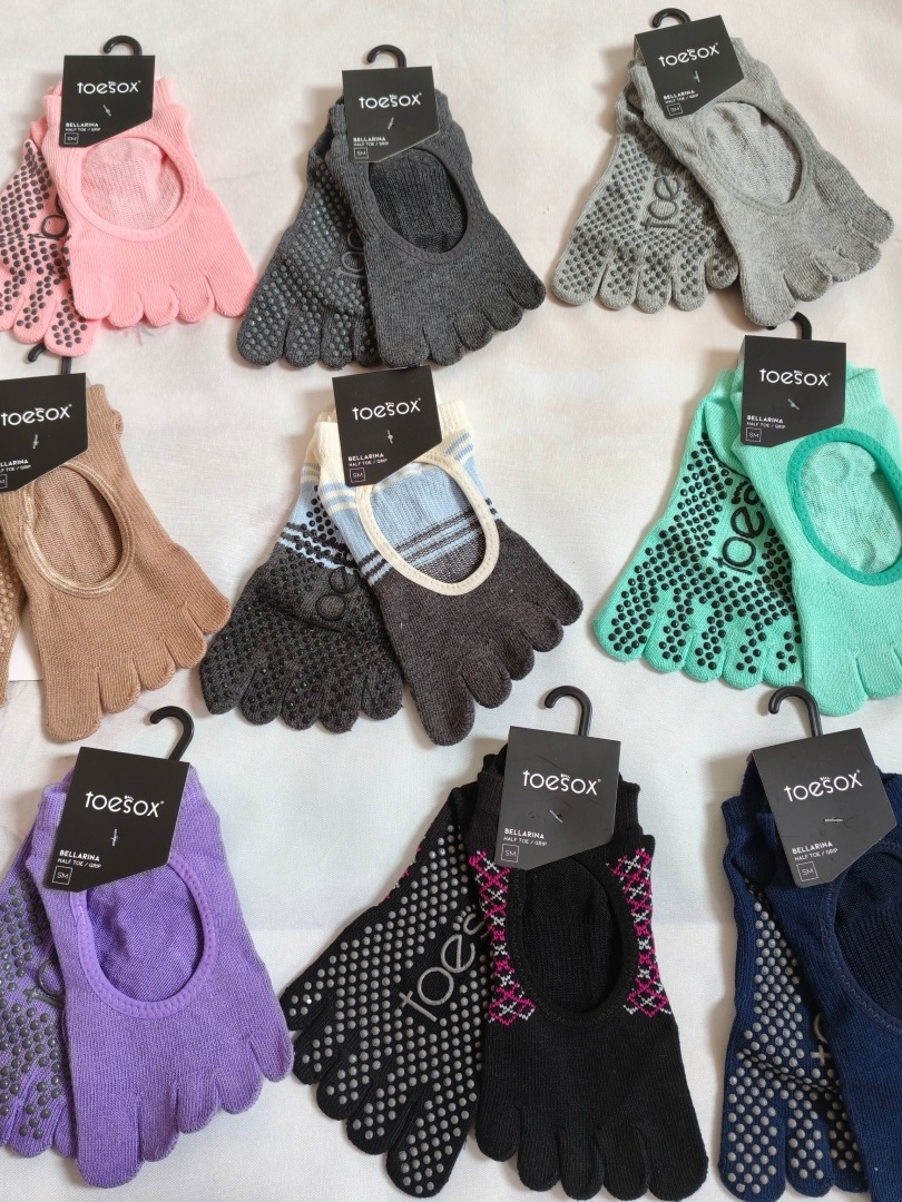 Toesox Yoga Five-Toe Socks Men - Medias Para Pilates Y Yoga review and price